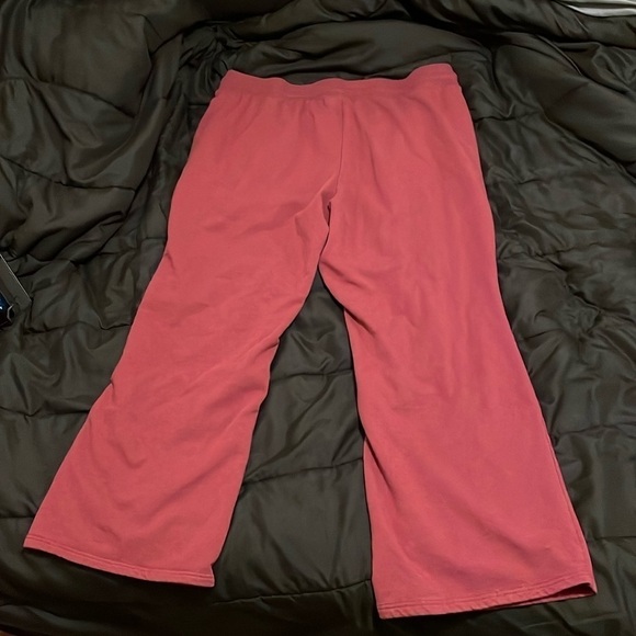 Torrid Red Flared Track Pants with Pockets - Picture 2 of 4